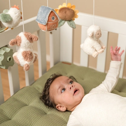 Giostrina Musicale per Culla con 5 Peluche - Carillon e Braccio di Supporto inclusi