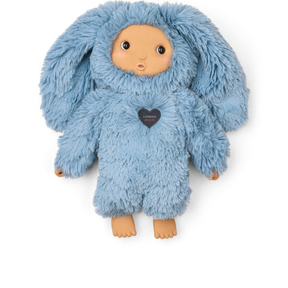 Bambola di Pezza e Peluche Rocco il Coniglio Vivace (in Shearling Riciclato GRS - 30 cm)