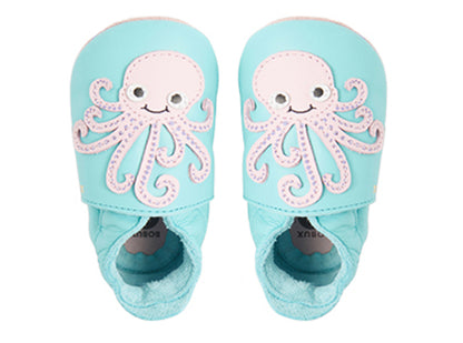 Scarpine Soft Sole Octopus Blue