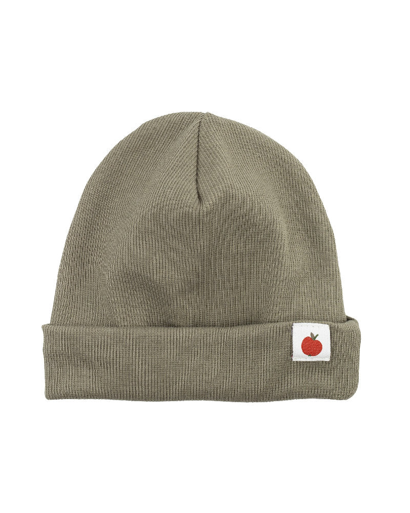Cappellino Beanie in Cotone Biologico a Costine - Wooly Organic