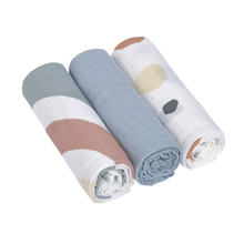 Mussola 100% Cotone organico - 85x85 cm