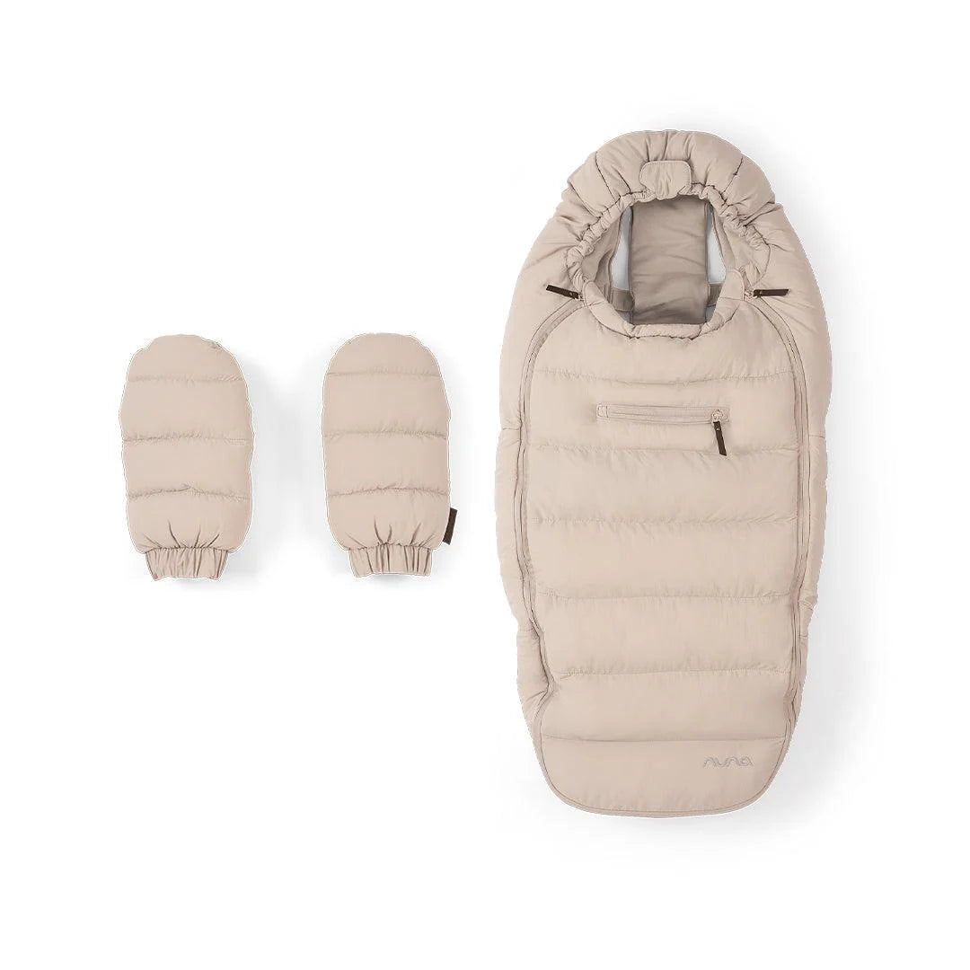 Kit invernale per passeggino - sacco + muffole