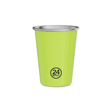 Set 2 Bicchieri in Acciaio Inox 'Cambia Colore' REactive (Giallo/Verde)