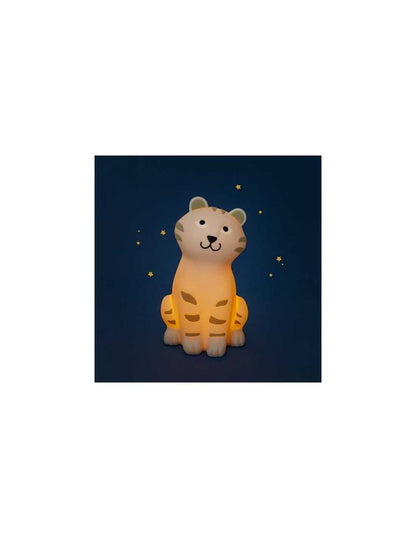 Luce notturna Ricaricabile USB Grande Tigre la foresta di Mawa - in Silicone