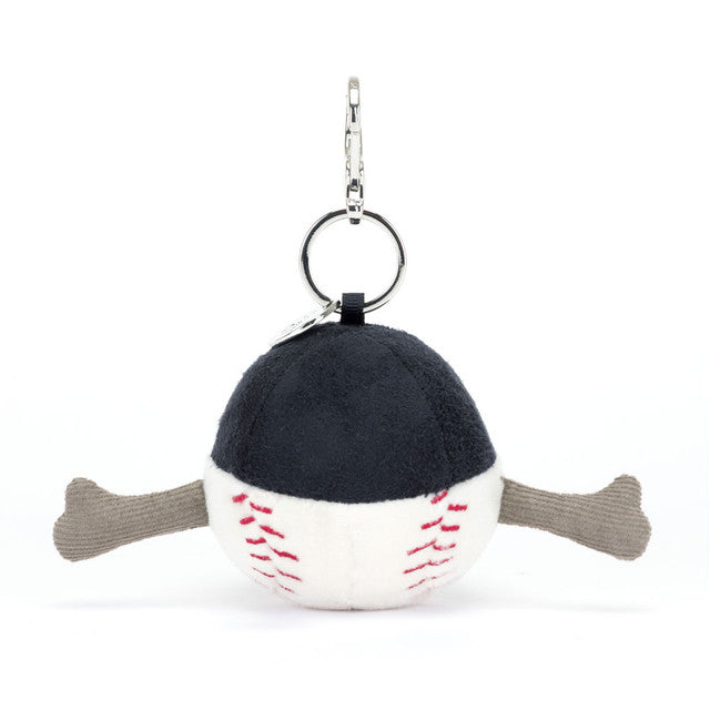 Ciondolo portachiavi peluche palla da baseball