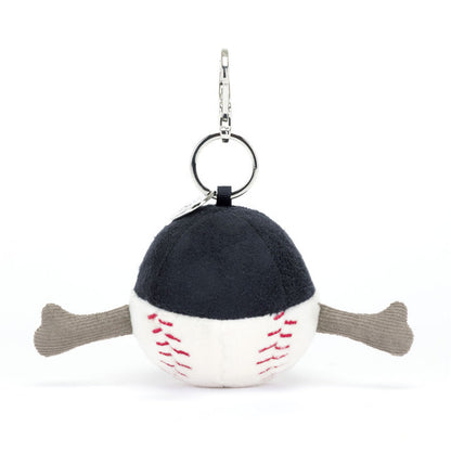 Ciondolo portachiavi peluche palla da baseball