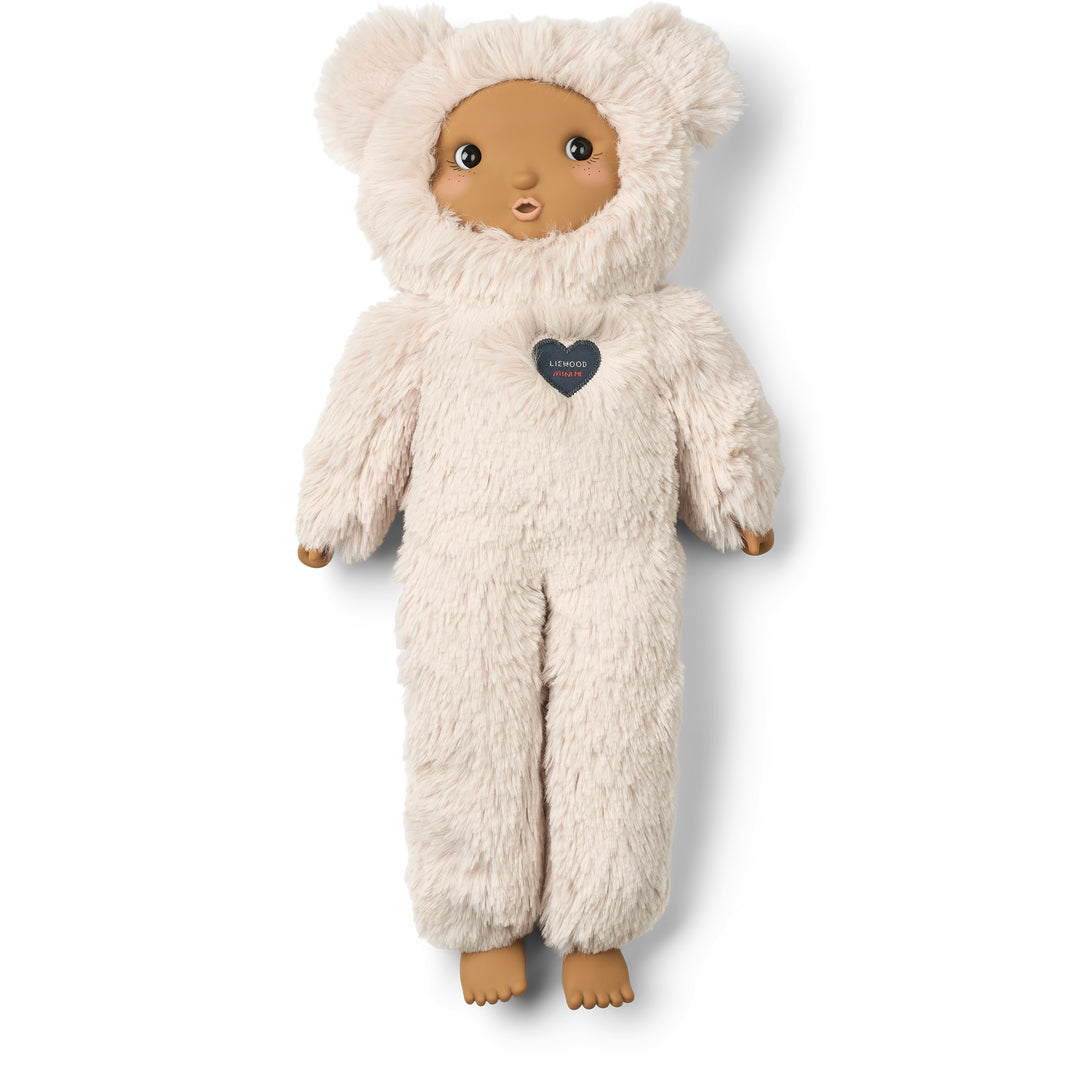 Bambola di Pezza e Peluche Phoebe l'Orsetta (in Shearling Riciclato GRS - 41 cm)