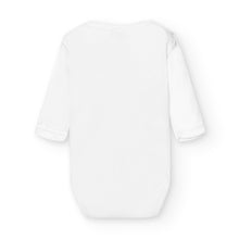 Body Neonato in 100% Bambù con Scollo all'Americana