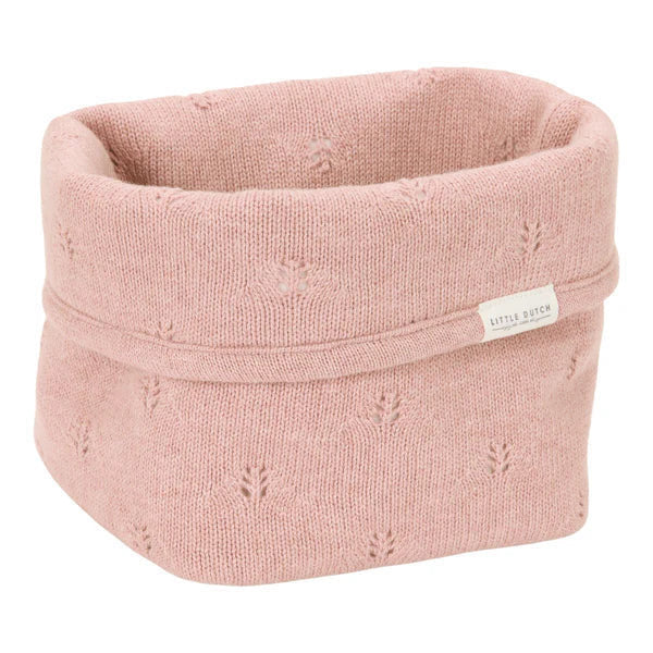 Cestino portatutto piccolo in Tricot - 15x15x15 cm