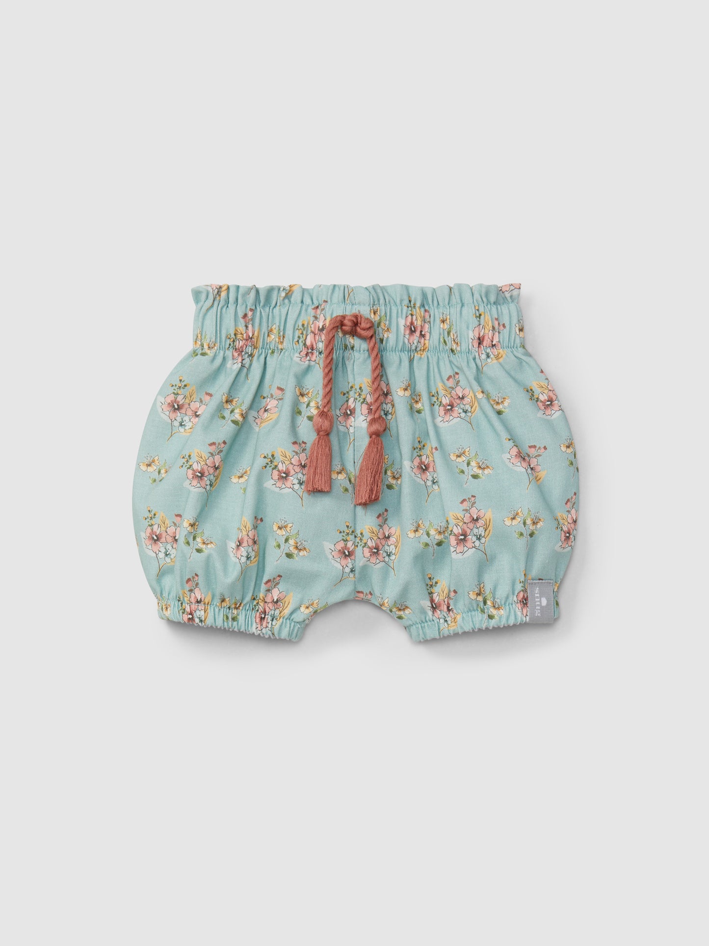 Pantaloncini pull-up con stampa floreale
