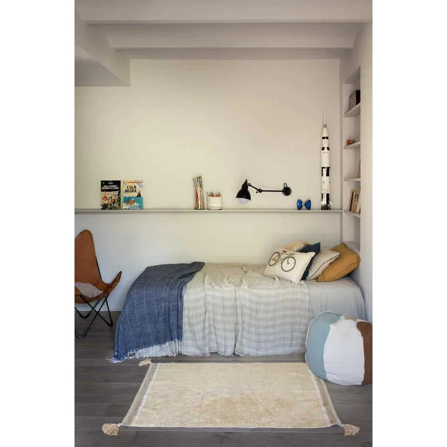 Tappeto in cotone Bloom Golden - 140x200cm