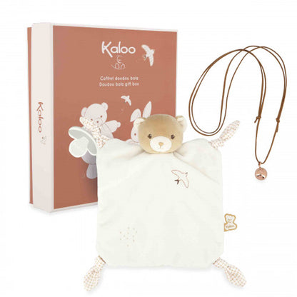 Set Regalo Gravidanza e Nascita - Collana Bola 'Chiama Angeli' e Peluche Doudou Sonoro