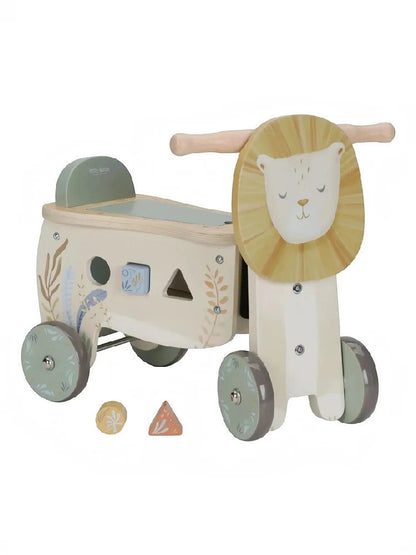 Leone cavalcabile in legno FSC - Little Dutch Safari Friends