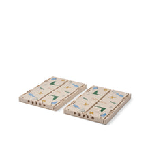 Cassetta portaoggetti ripiegabile e impilabile Weston M con Stampa - 2 pezzi - H13 x L25 x L36 cm