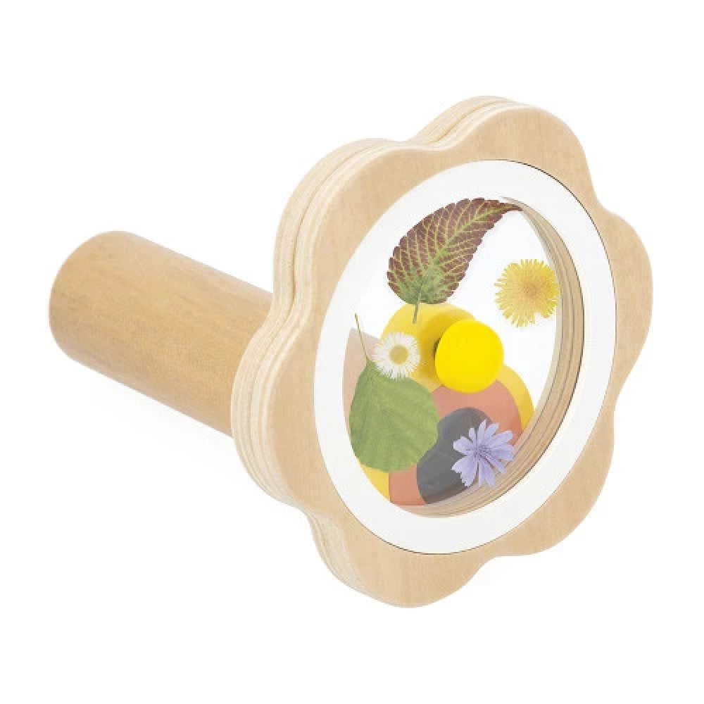 Caleidoscopio di Fiori in Legno FSC® 'Happy Garden' con Pannelli Magnetici