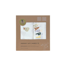 Mussola in viscosa di bamboo XL - 120x120cm - Pack 3pezzi