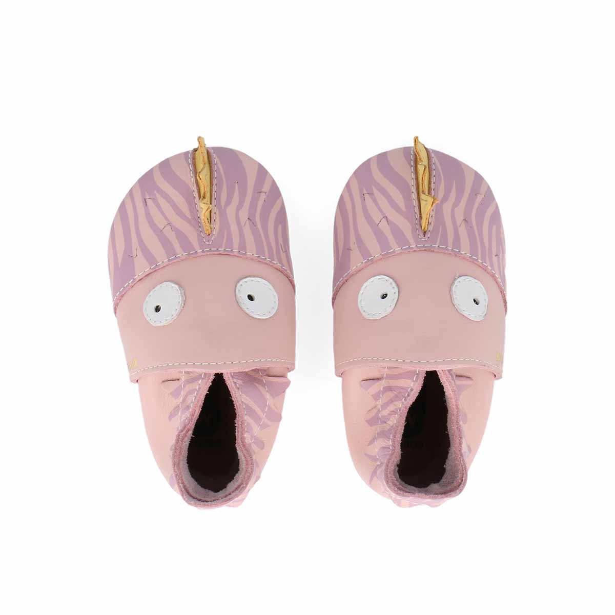 Scarpine Soft Sole Zebra Gruff Blossom
