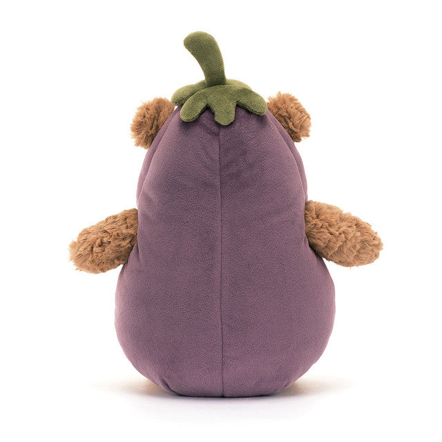 Peluche morbido bartolomeo melanzana