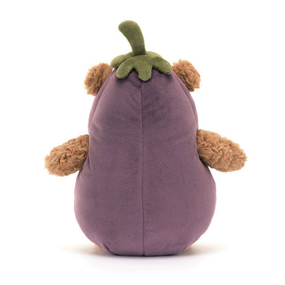 Peluche morbido bartolomeo melanzana
