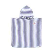 Poncho Mare per Bambini 'Dreamy Stripes' Lilla (Spugna in Cotone Biologico)