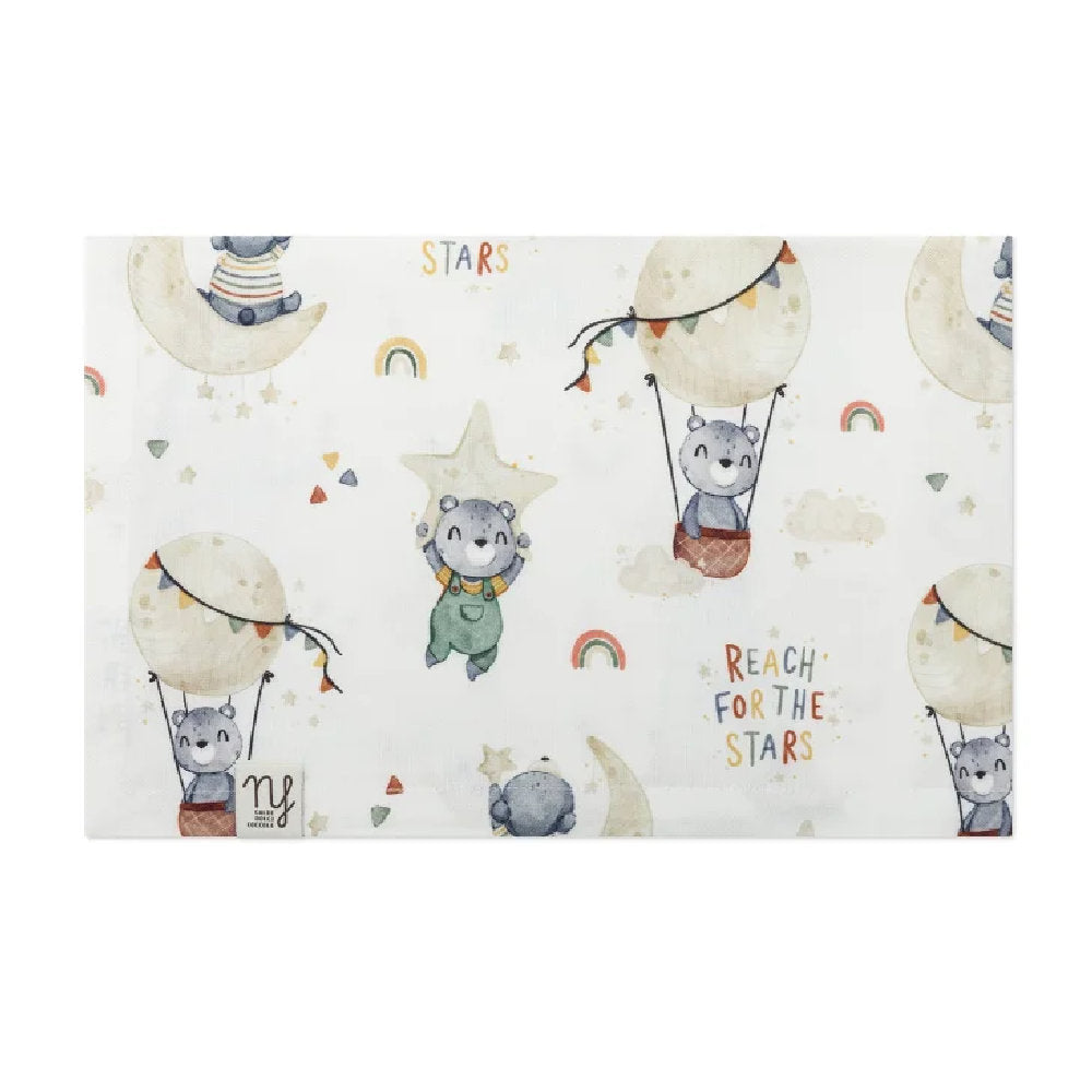 Mussola Neonato in 100% Bamboo Organico - Made in Italy - 90x70cm