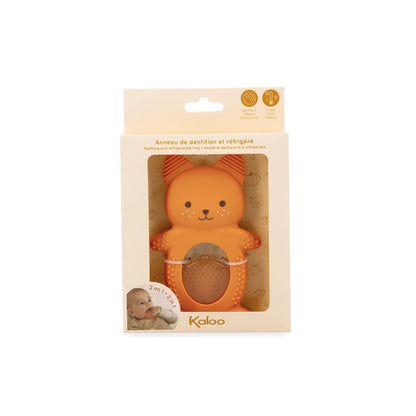 Massaggiagengive Refrigerante con Anello in Silicone Duo Kaloo