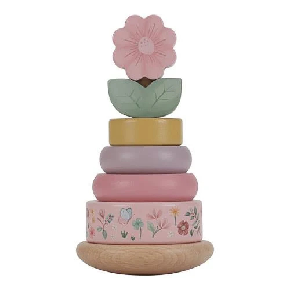 Piramide Impilabile a Dondolo in Legno 'Fairy Garden' Little Dutch (12+ Mesi)