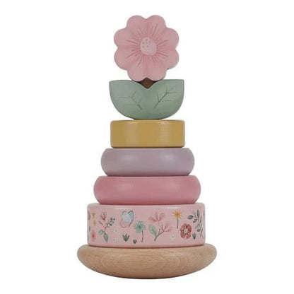 Piramide Impilabile a Dondolo in Legno 'Fairy Garden' Little Dutch (12+ Mesi)