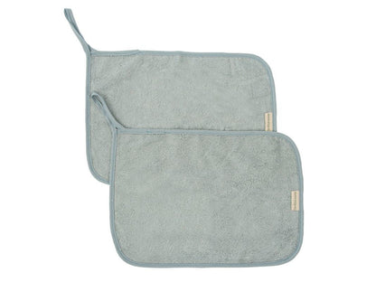 Set 2 asciugamani per asilo -25x35cm - 50% Bamboo e 50% Cotone