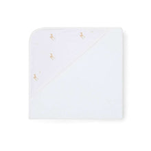 Accappatoio a triangolo - Con guanto abbinato - 90x90cm - 100% Cotone Bio