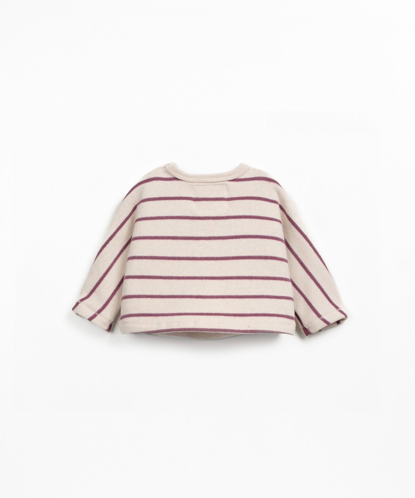 Maglione in jersey a righe