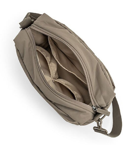Borsa Cambio Passeggino Trapuntata 'Tortora' in Poliestere Riciclato (12 Litri)