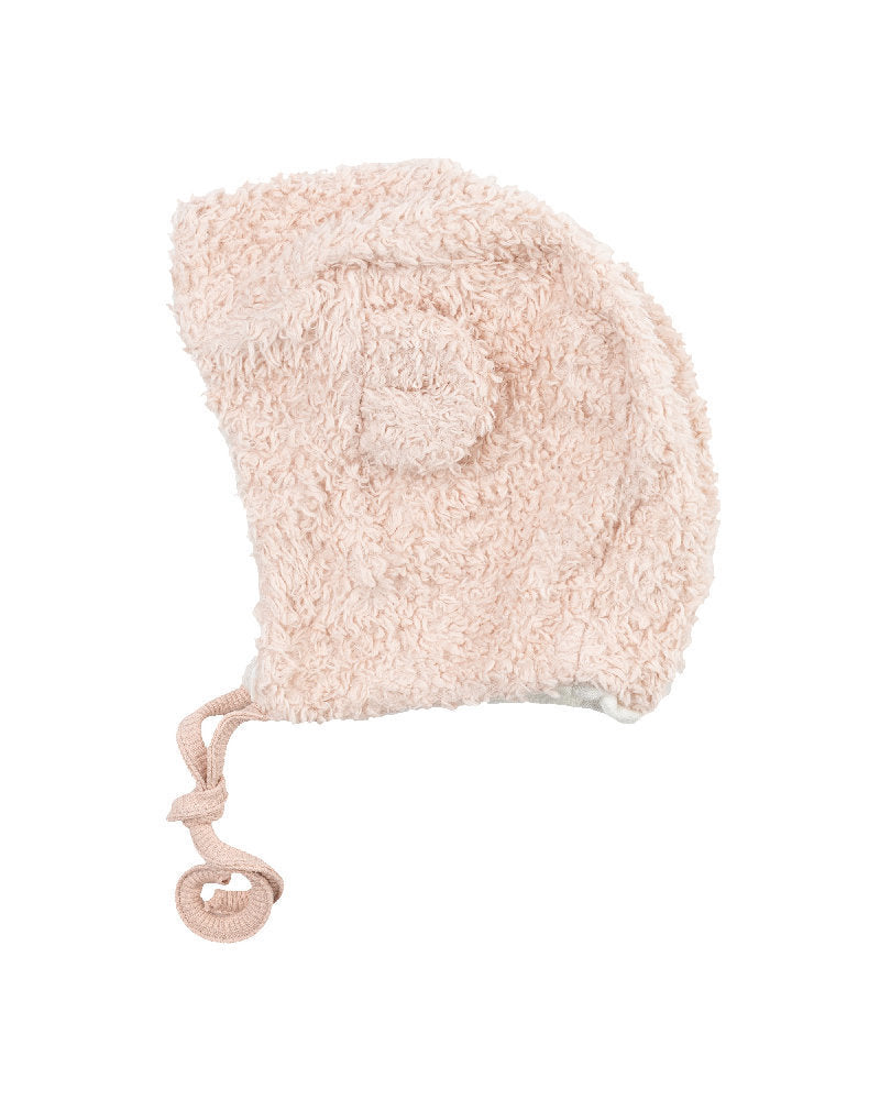 Cappellino Invernale in Peluche con Orecchiette e Interno in Lana Merino