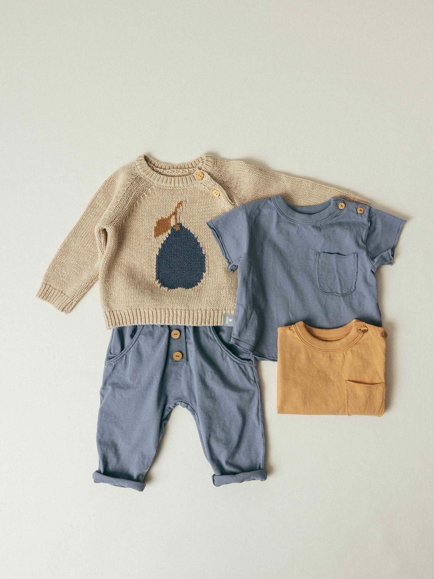 Maglione Jacquard in 100% Cotone Riciclato - Effetto Handmade
