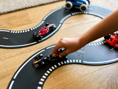 Pista Flessibile in Gomma Waytoplay Set 'Grand Prix' (24 Pezzi - 384 cm)