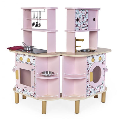 Cucina Twist in Legno - Cucina Bifacciale - 8 Accessori inclusi