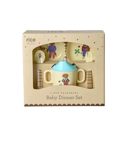 Set pappa in melamina 4 pezzi - Nathalie Léte