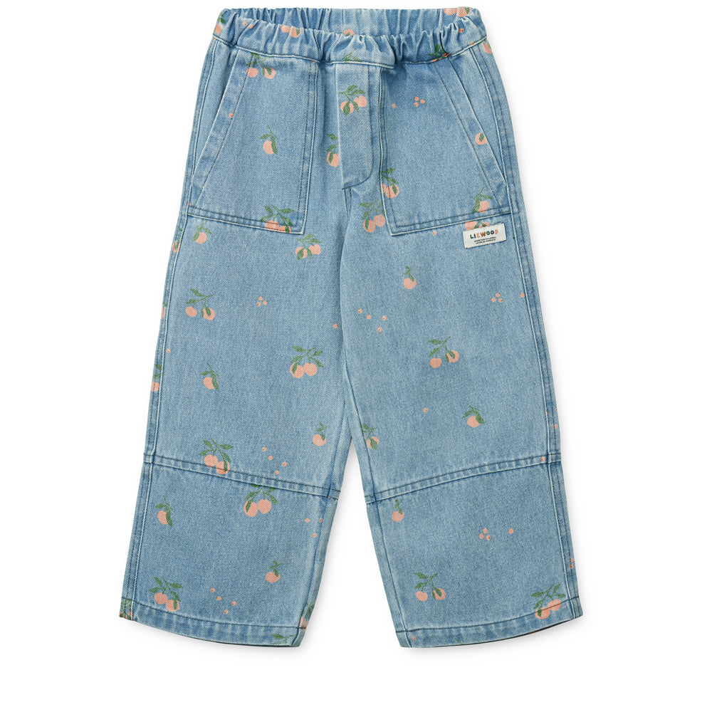 Pantaloni in denim cesar a gamba larga