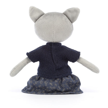 Peluche morbido Gattina Coquette