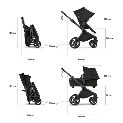 Passeggino duo Bugaboo Cub completo - Passeggino e navicella