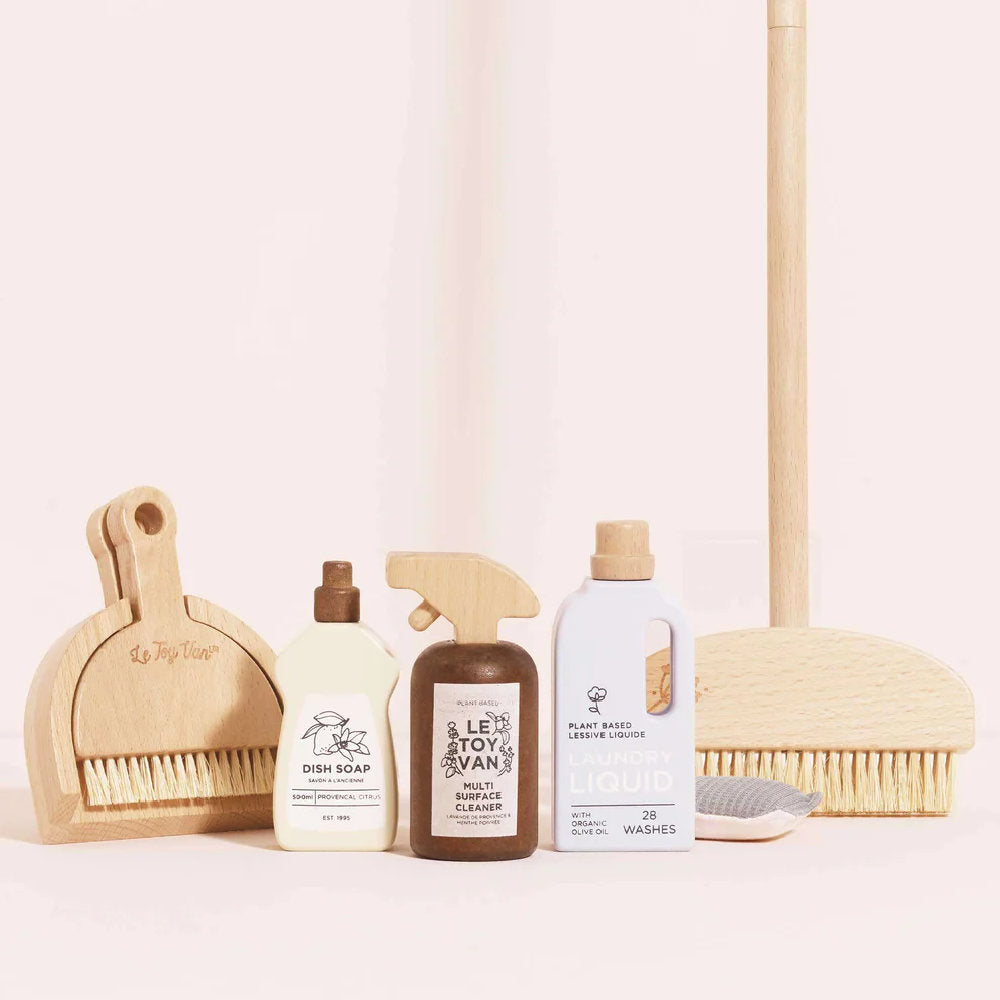 Set per la Pulizia Ecologico in Legno Le Toy Van - 7 pezzi