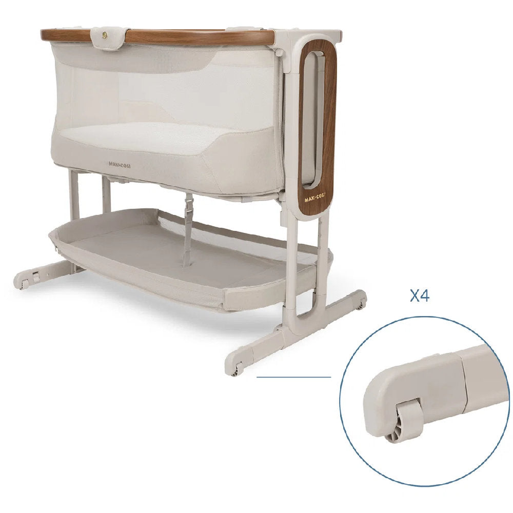 Culla Co-Sleeping Maxi Cosi IORA Pro - Con funzione Dondolo e materasso CloudCore (Dalla Nascita a 6 Mesi)