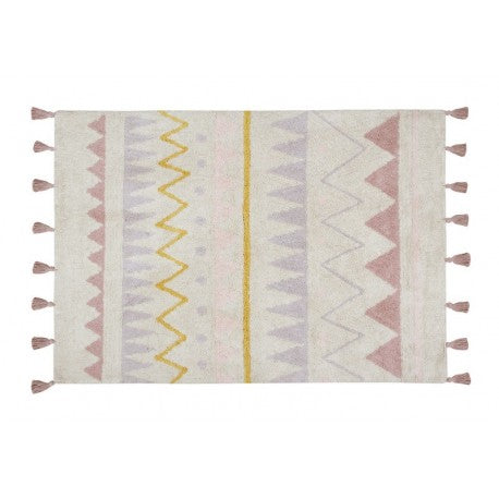 Tappeto lavabile azteca 120x160cm - 100% cotone - lavabile in lavatrice!