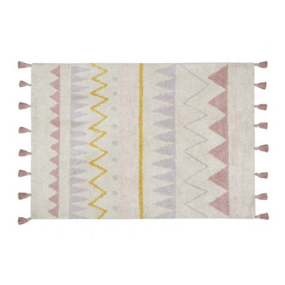 Tappeto lavabile azteca 120x160cm - 100% cotone - lavabile in lavatrice!