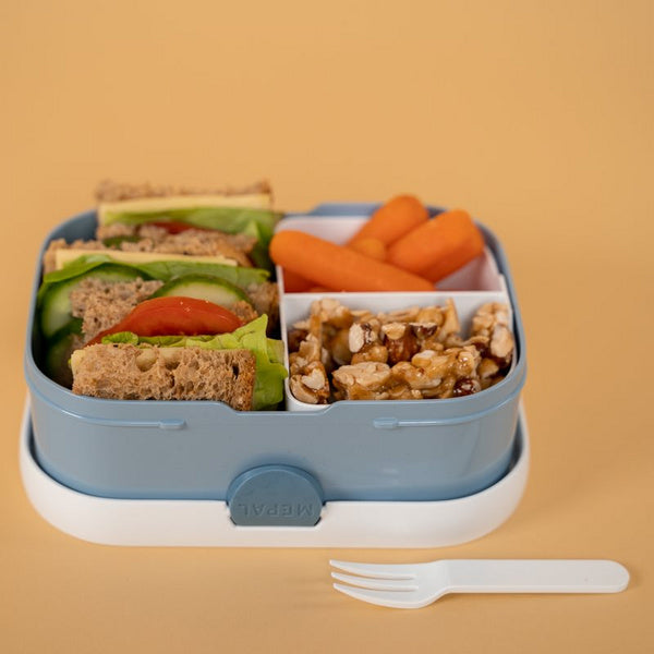 Lunch Box con divisori - Porta pranzo con forchetta