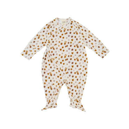 Tutina Pigiama Wrap Avvolgente in Cotone Biologico GOTS (Collezione NOOS)