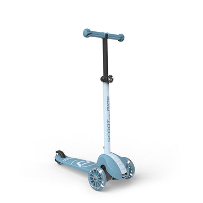 Monopattino a 3 ruote Highwaykick 3S - con sistema di controllo 2 in 1 e ruote a LED, pieghevole