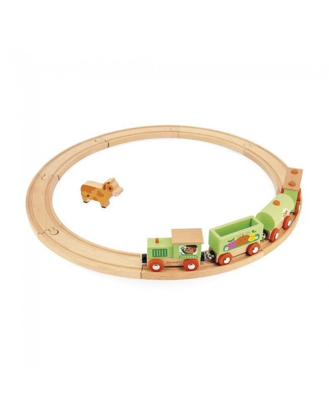 Treno della fattoria con circuit story