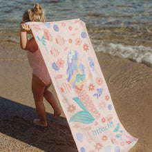 Asciugamano Telo Mare Bimba 60x120cm - 100% Cotone Biologico