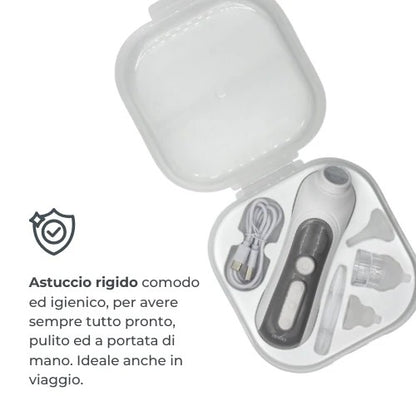 Aspiratore nasale elettrico con batteria ricaricabile
